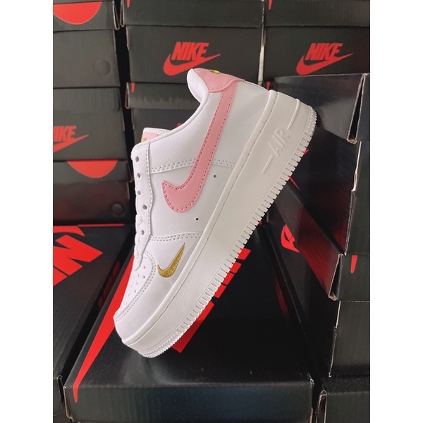 Giày thể thao trắng vệt hồng phù hợp thời trang nữ full box bill