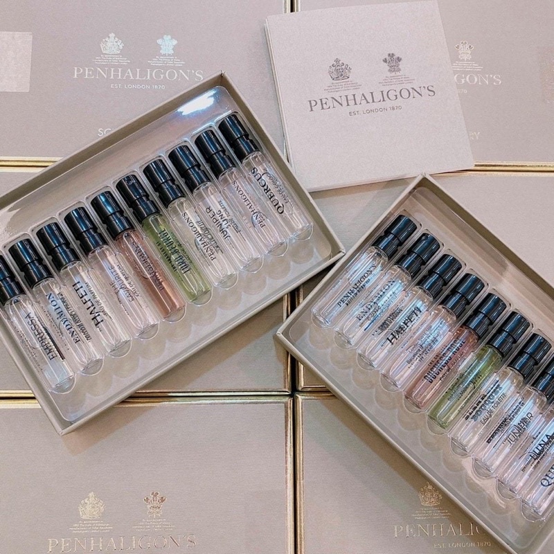 Set Nước Hoa Penhaligon's Scent Library Tin Discovery Set 10x2ml