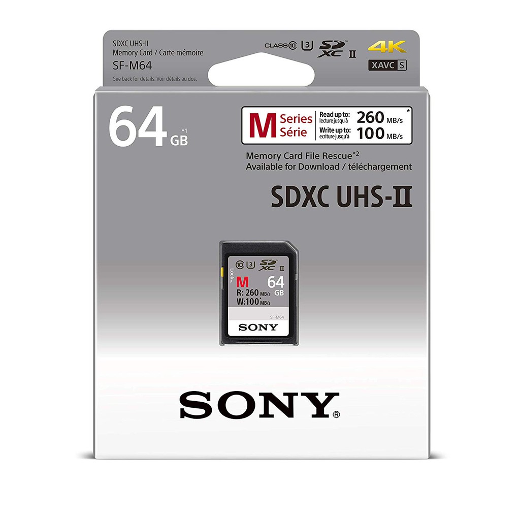 Thẻ Nhớ Sony 64GB 260MB/s UHS-II SDXC (3) - Hàng Chính Hãng | WebRaoVat - webraovat.net.vn