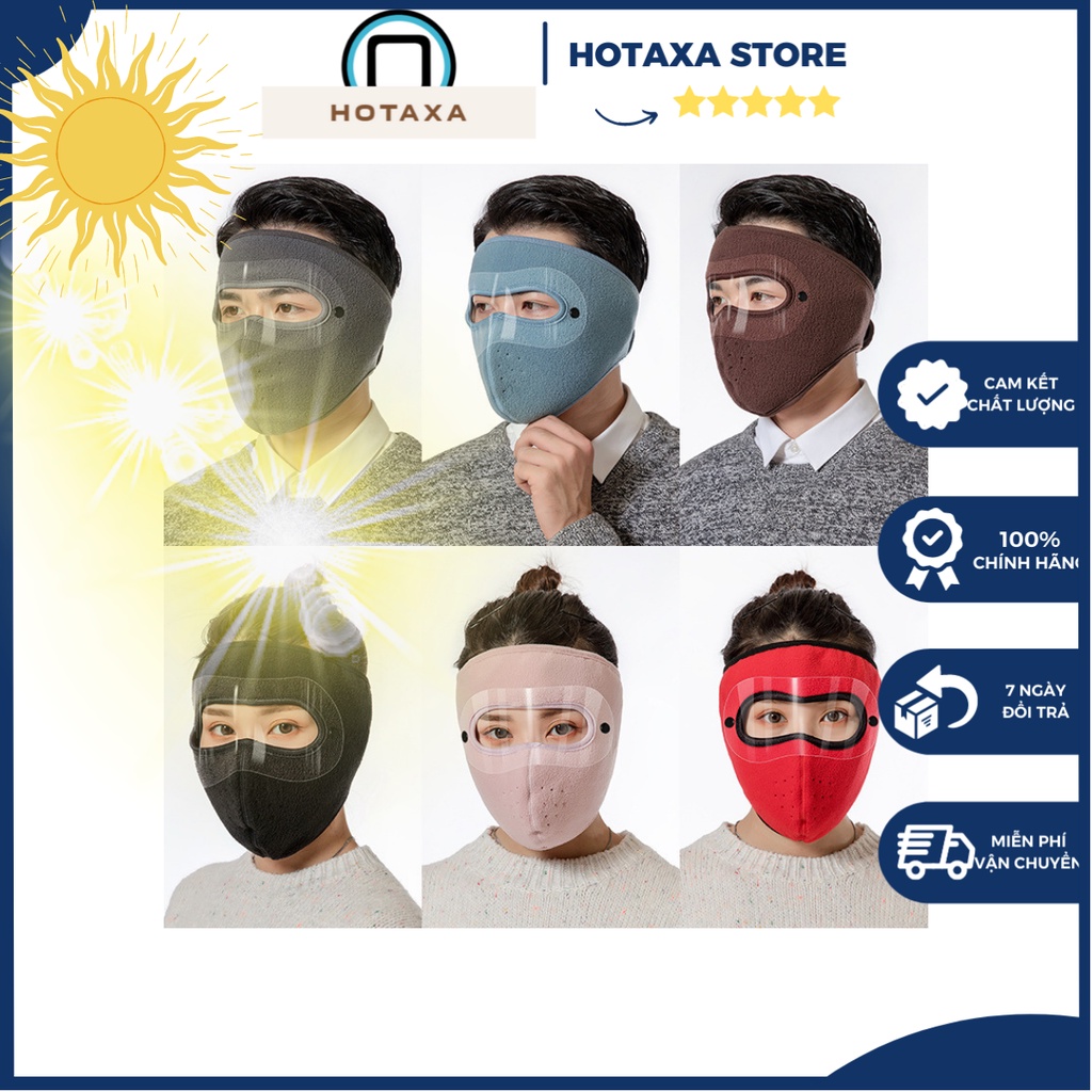 Khẩu Trang  Kín Mặt Ninja Khẩu Trang Bịch Mặt Vải Vải Kháng Khuẩn Hotaxa  Khẩu Trang Chống Nắng Toàn Mặt Cao Cấp Đẹp