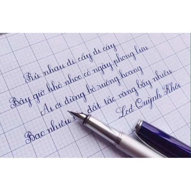 Bút máy Thầy Ánh 530-luyện chữ đẹp.hàng tiêu chuẩn nét êm,ngòi trơn