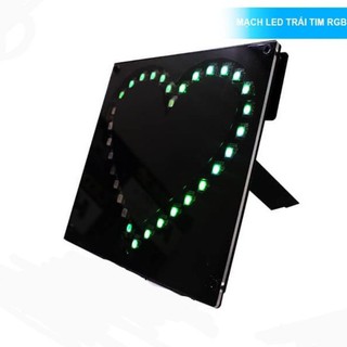 Led Trái Tim Mica RGB