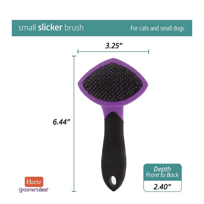 Lược lấy lông rụng trên chó mèo Hartz Groomer’s best của Mỹ