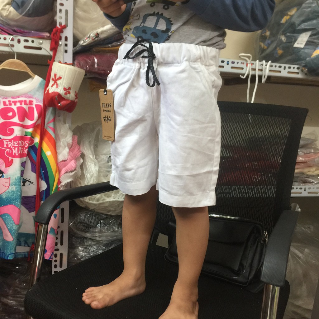 Quần đùi quần sooc cho bé trai cotton thoáng mát