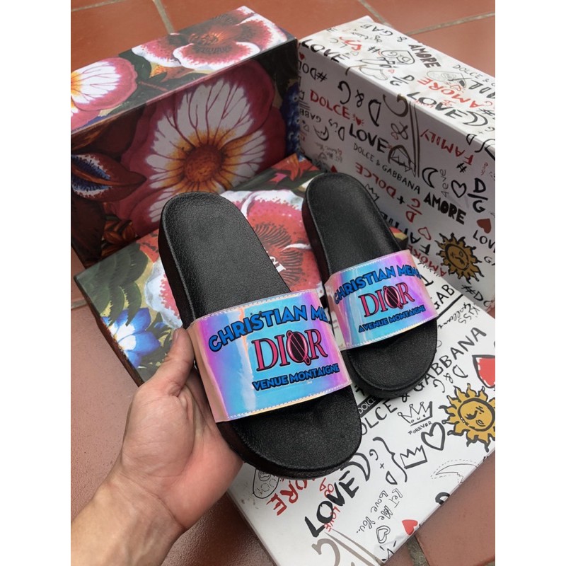 Dép Nam D.I.O.R Phản Quang [HÀNG KỊCH ĐỘC] đế cao full size 38-43