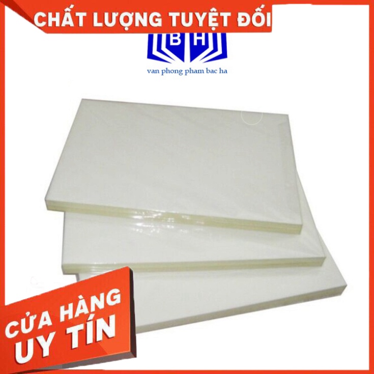 Giấy Ép Platis 125 Mic Khổ A3-A4 Dùng Để Ép Ảnh Bằng Lái Xe Thẻ Bảo Hiểm Phù Hợp Với Mọi Người