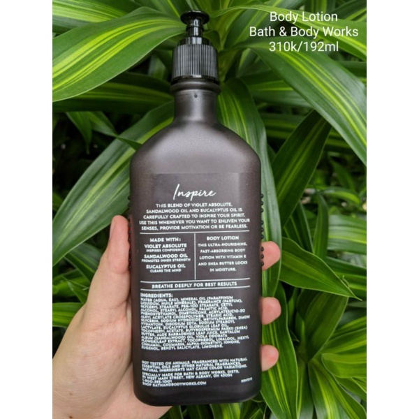 Sữa dưỡng thể Bath & Body Works Aromatherapy Inspire