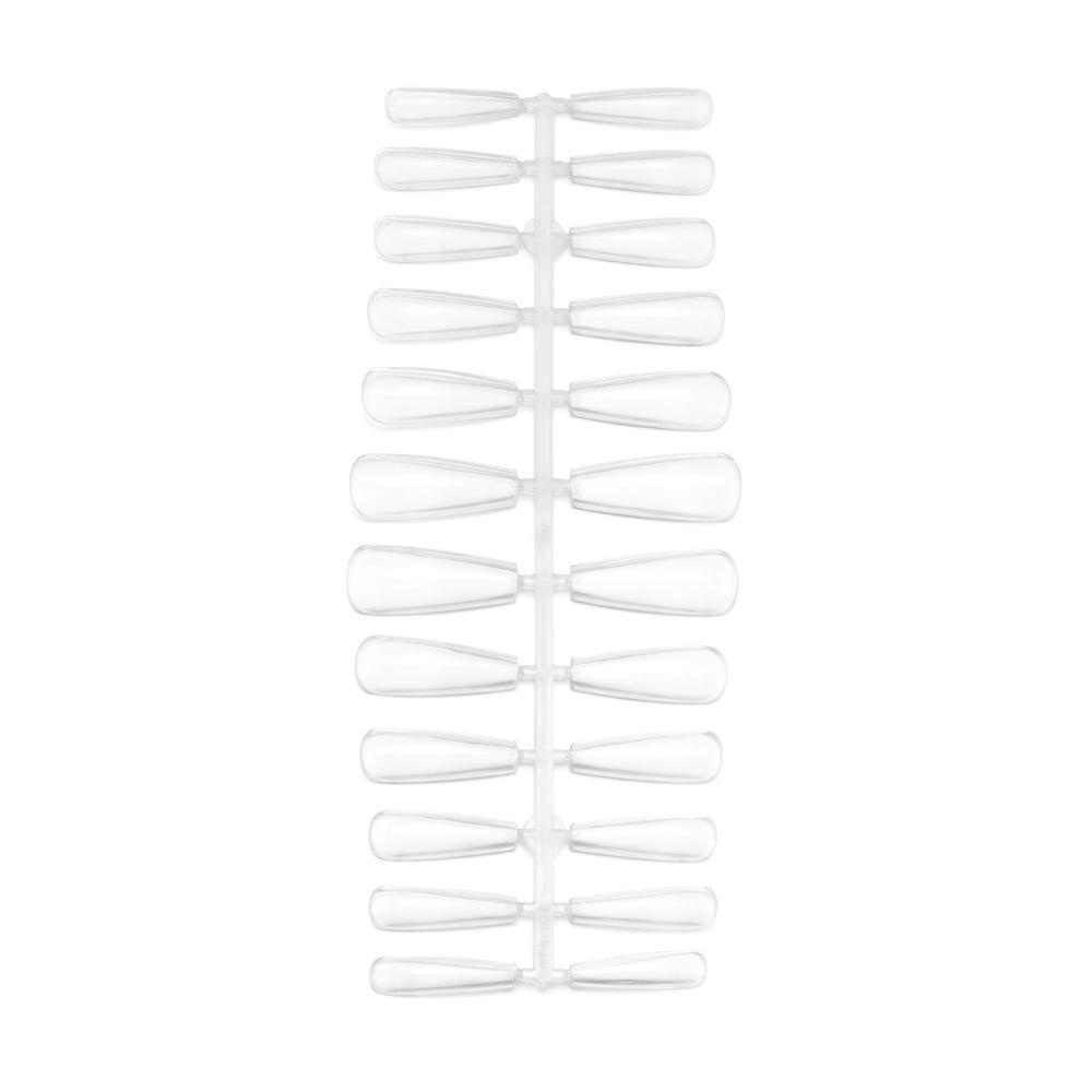 Set 1 / 120 Móng Tay Giả Trong Suốt Màu Sắc Tự Nhiên