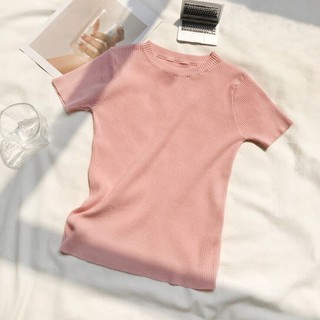 Áo len tăm cổ tròn nhiều màu