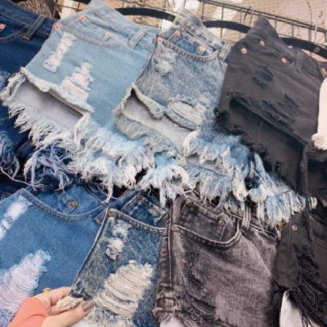 Combo 9 Quần Short Jean (chọn mẫu trên livetream)