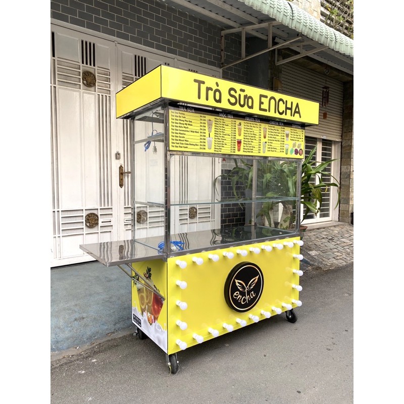 Xe trà sữa đèn led thiết kế đa dạng, giá rẻ, vận chuyển toàn quốc
