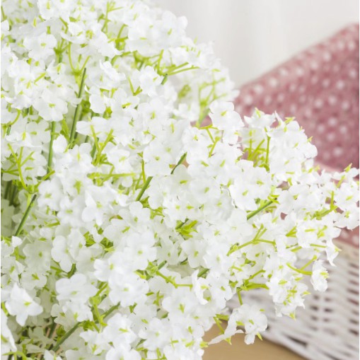 Bó Hoa Giả Màu Trắng Dùng Trang Trí Tiệc Cưới