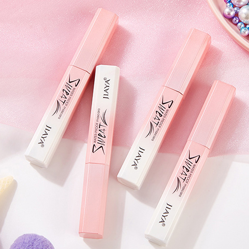 [Hàng mới về] Mascara đầu cọ mảnh chống thấm nước mồ hôi giúp làm dày và dai lông mi
