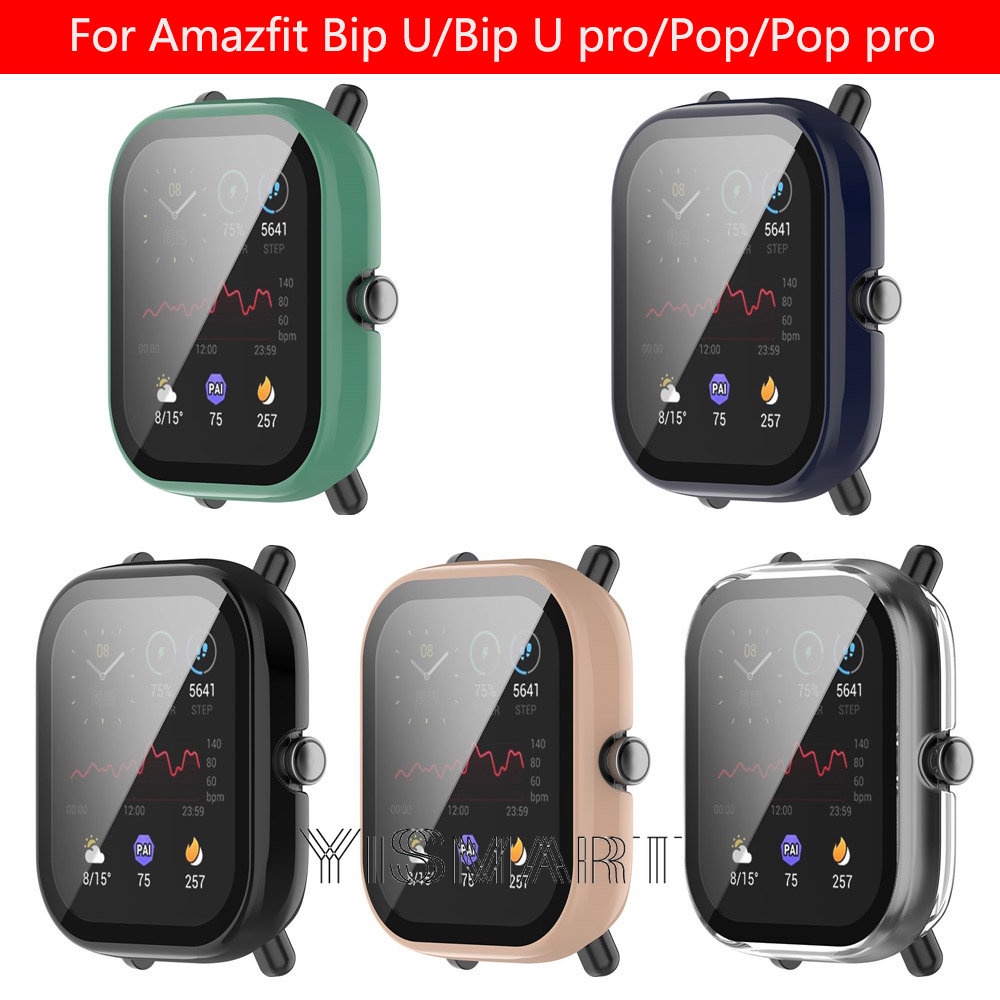 Ốp Bảo Vệ Mặt Kính Cường Lực Dành Cho Amazfit Bip U / Bip U Pro / Pop / Pop Pro