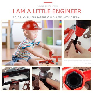 Bộ dụng cụ đồ chơi sửa chữa HYG Toys làm từ nhựa dành cho bé