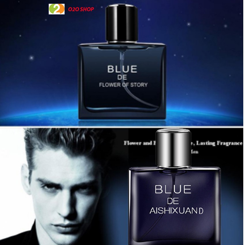 Nước Hoa Nam Blue - Mạnh Mẽ Nam Tính Đầy Lôi Cuốn - Perfume For Men- Sang Trọng - Đẳng Cấp - O2O Shop