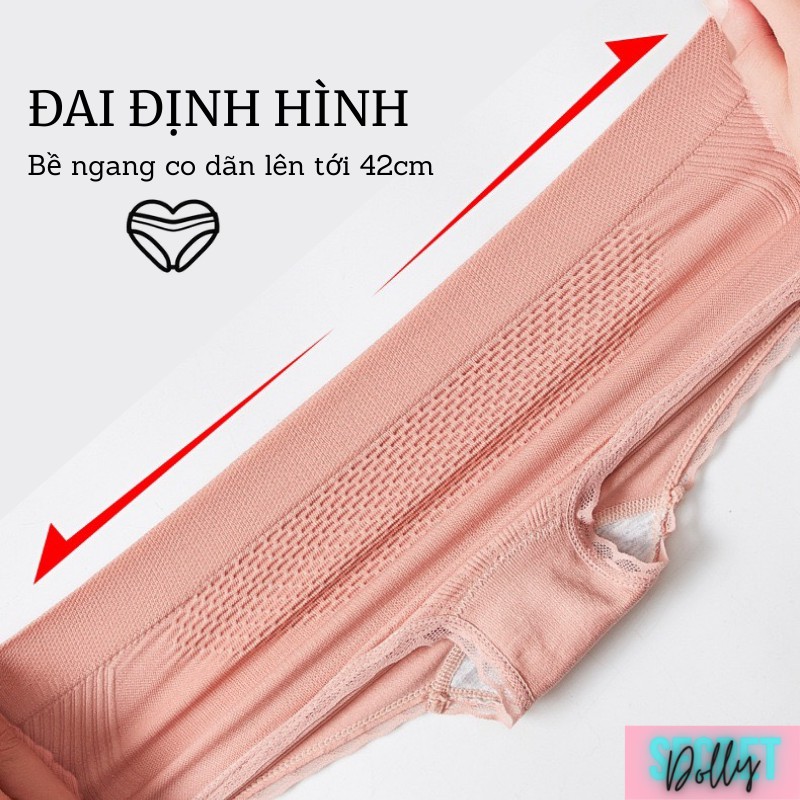 Quần lót cotton nâng mông 4D định hình kháng khuẩn DOLLY SECRET QL004