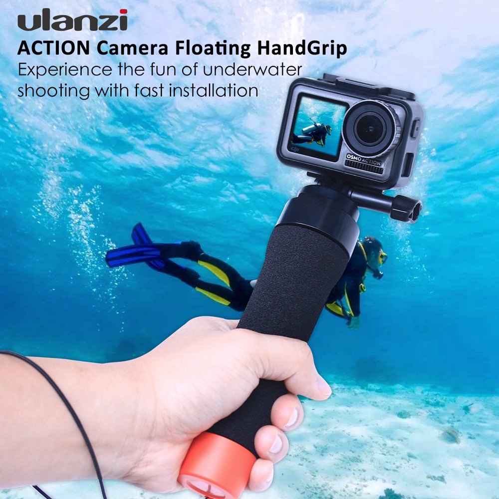 Ulanzi U-11 Phổ floaty Stick cho GOPRO Osmo Action Eken Scjam Bơi phao tự sướng Monopod Hành động Camera Phụ kiện