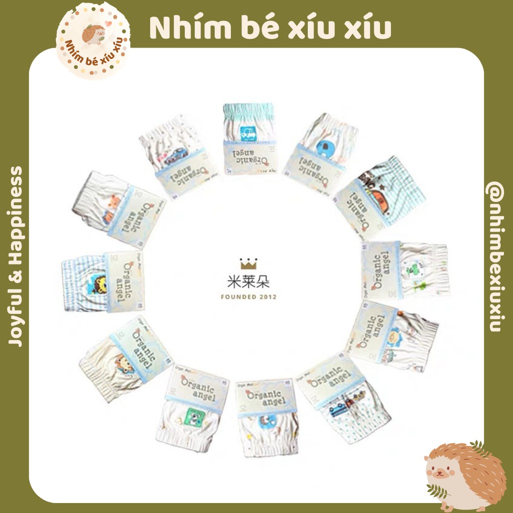 Quần sịp/Quần chip bé trai cotton organic hãng melimelo (12-25 kg) nhimbexiuxiu