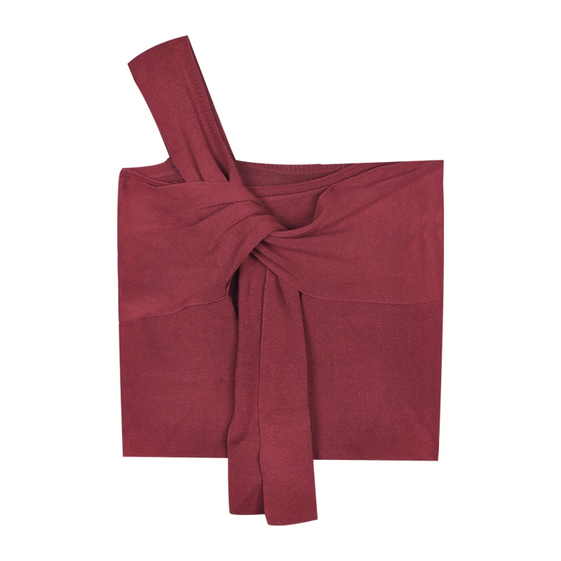 Áo Hai Dây Dáng Ngắn Màu Đỏ Rượu Gợi Cảm Thời Trang Mùa Hè wd2521 | BigBuy360 - bigbuy360.vn