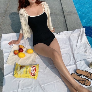 Đồ bơi một mảnh cổ yếm ôm dáng cực xinh(kèm hình thật)