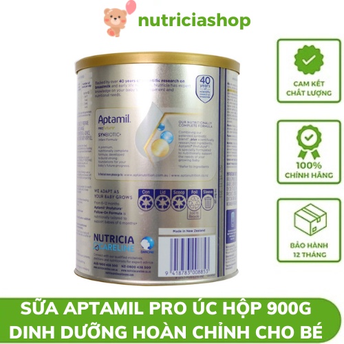 Sữa bột Nutricia Aptamil Úc số 1 Pro cho bé từ 0-6 tháng