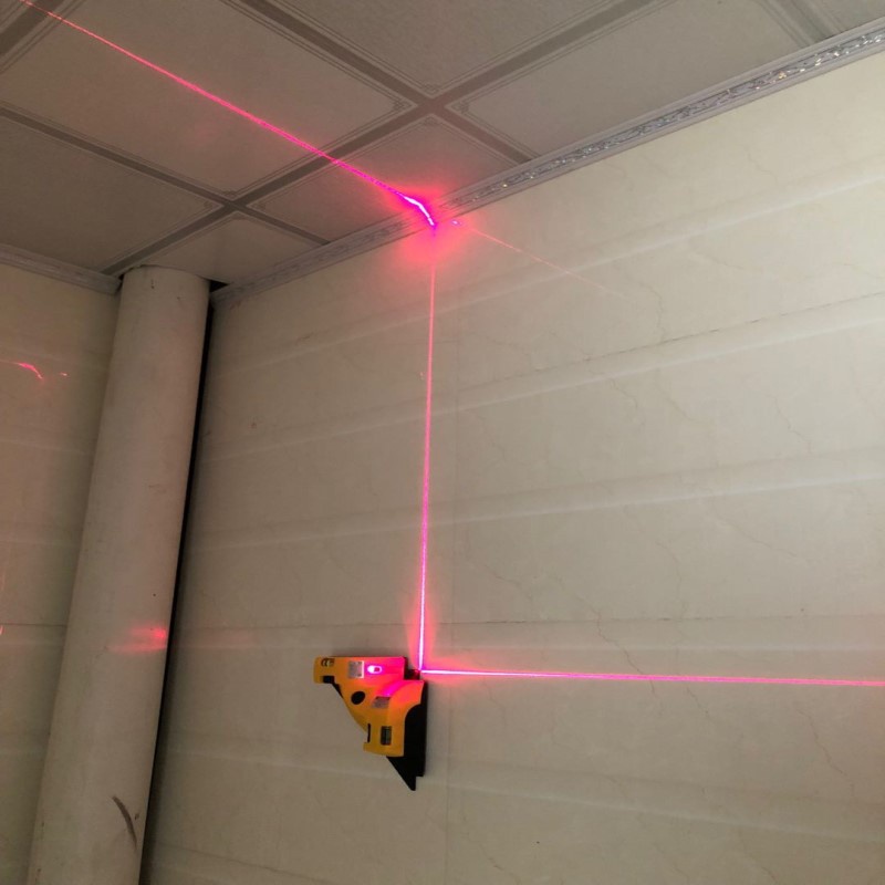 Máy đo góc vuông 90 đo bằng tia LASER đa năng mới, thước kẻ góc vuông LASER E632