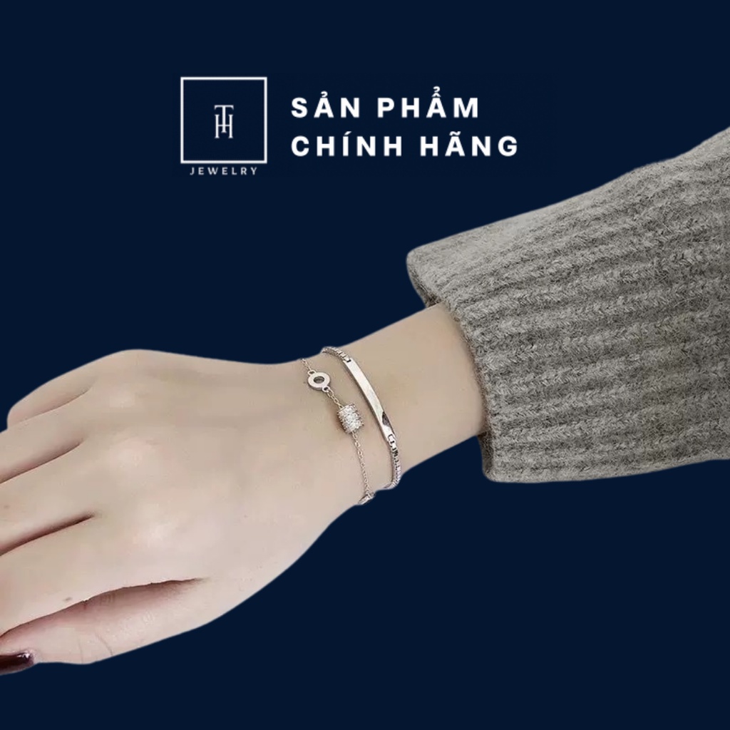 Vòng tay Lắc tay HK Bạc S925 cặp đôi Nam Nữ CD01 | BigBuy360 - bigbuy360.vn