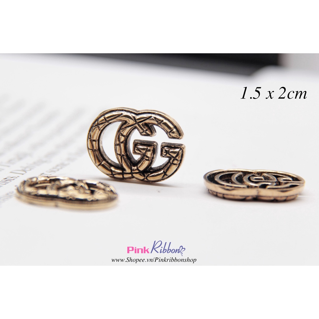 SET 2C - Charm biểu tượng chữ GG