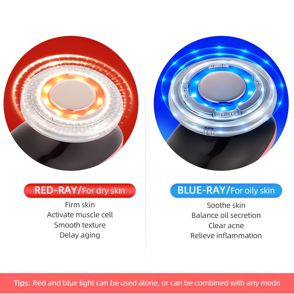 Thiết bị chăm sóc da FOREVERLILY nóng và mát EMS