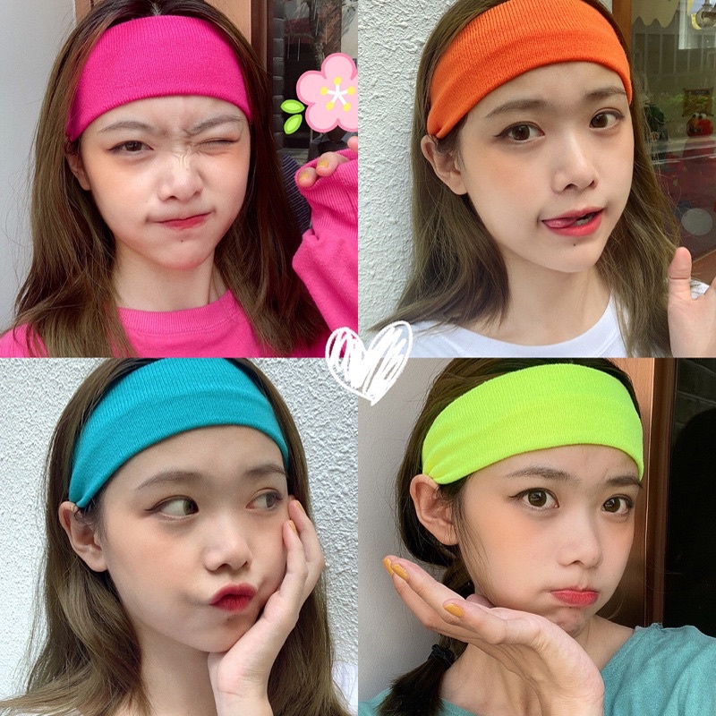 Băng Đô Len Mềm Mịn Co Giãn Headband (Video thật)