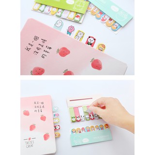 Giấy note đánh dấu, bookmark hoạt hình