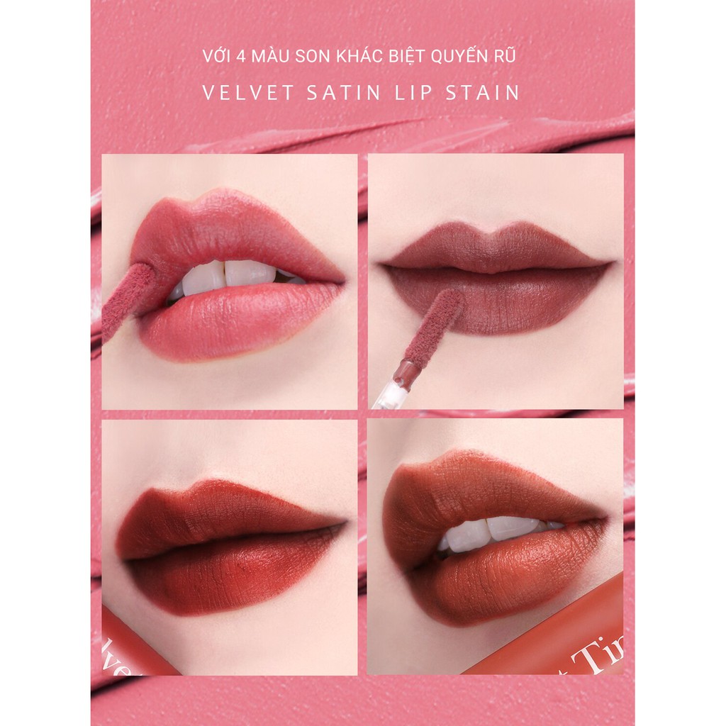 Son lì MKUP Velvet Satin Lip Stain 3g