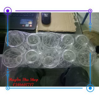 combo 10 cốc nhựa mica uống nước