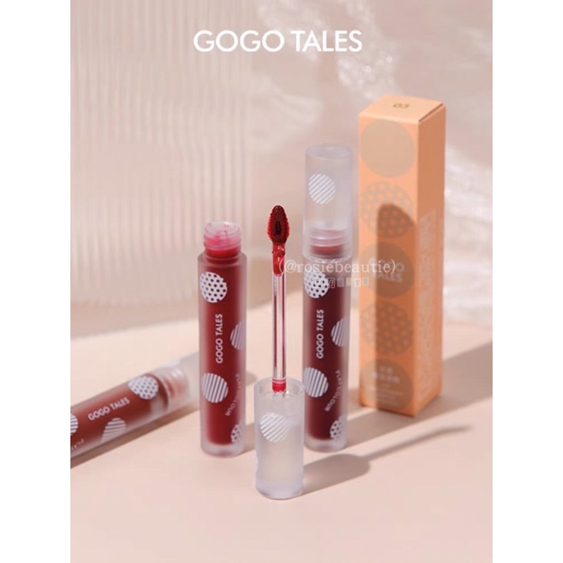 Son tint bóng GOGOTALES chấm bi