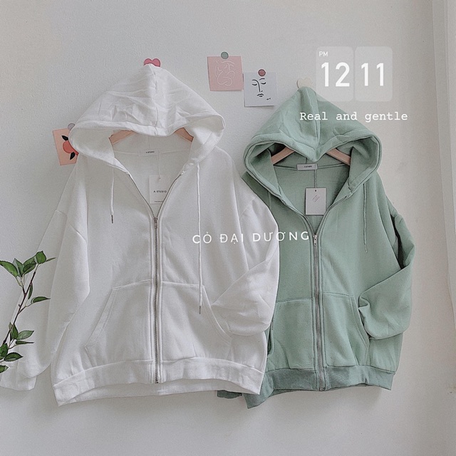 [Mã WASTMAY giảm 15% tối đa 30K đơn 150K] áo khoác nỉ trơn | BigBuy360 - bigbuy360.vn