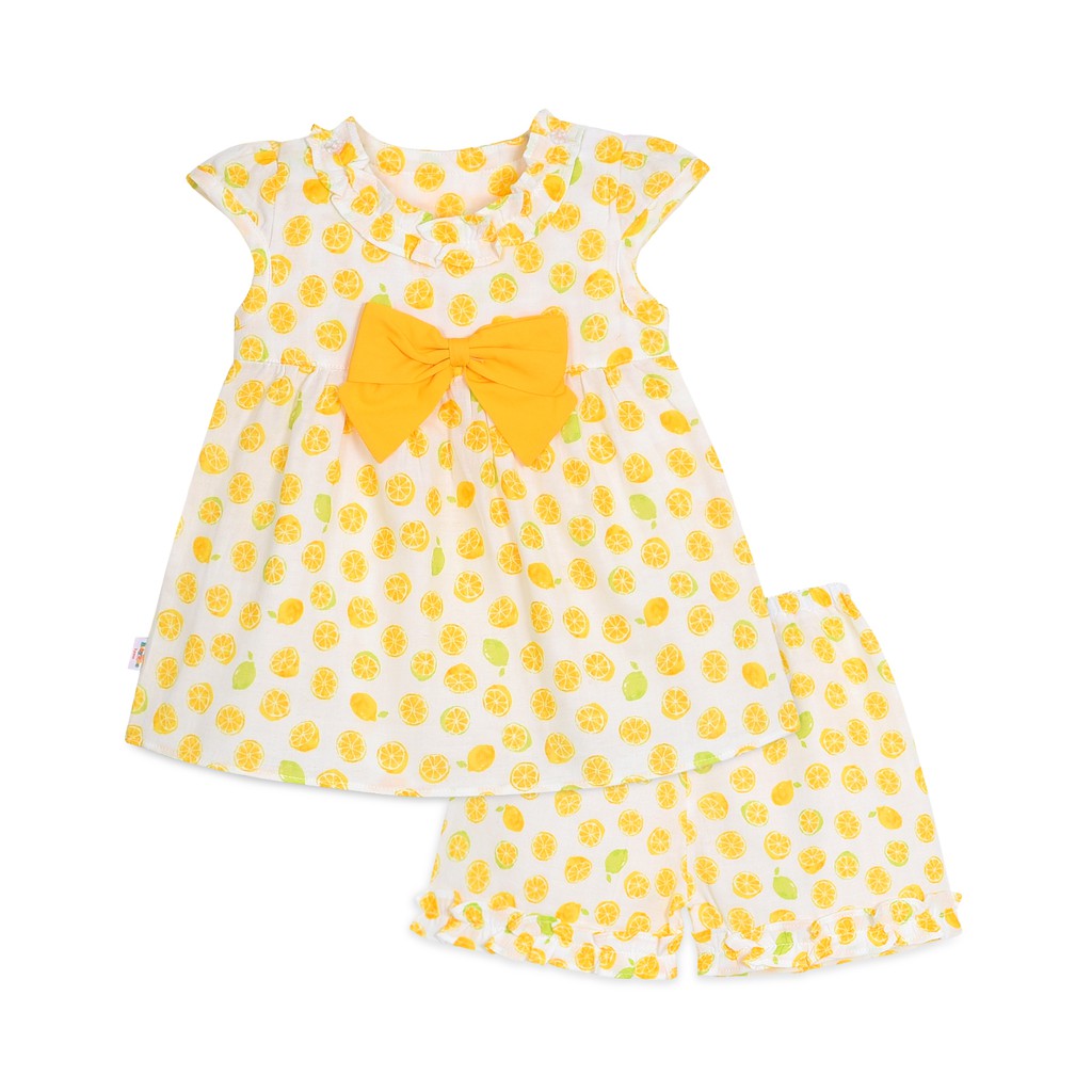 Bộ ngắn bé gái vải nhật 1159- BabyOne