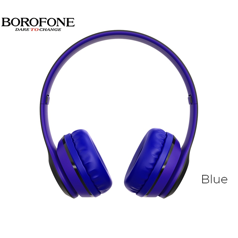 Tai nghe chụp tai không dây BOROFONE BO4 chống ồn, nghe nhạc 5 tiếng, hỗ trợ khe thẻ nhớ và bluetooth 5.0 - Chính hãng