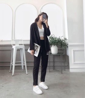Blaze đen không khuy