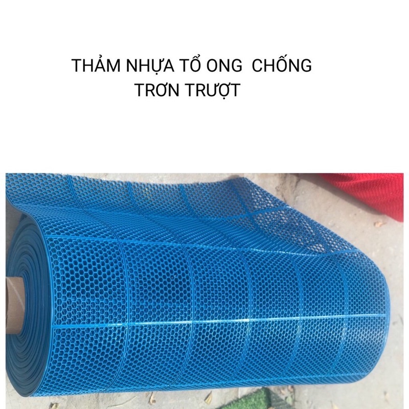 (90x0.5)Thảm Nhựa Gai Hoa Cúc Tổ Ong Thảm Lưới Chống Trơn Trượt Lót Sàn Nhà Tắm Bể Bơi Nhà Vệ Sinh Cầu Thang