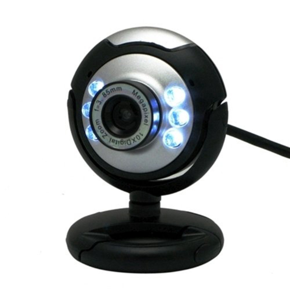 Webcam USB HD 12.0 Mp Tích Hợp 6 Đèn LED | BigBuy360 - bigbuy360.vn