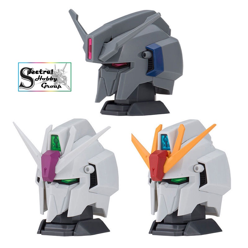 Mô hinh lắp ráp 1/48 Gundam Head ZETA Z EXCEED MODEL (set 3 head)