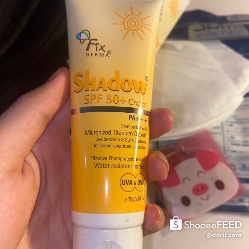 Kem chống nắng Fixderma Shadow SPF 50+ Cream (75g) - nâng tone da