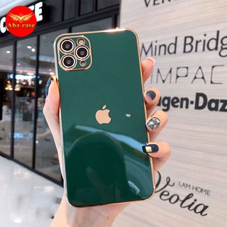 Ốp dẻo viền vuông giả IPhone 12 bảo vệ camera