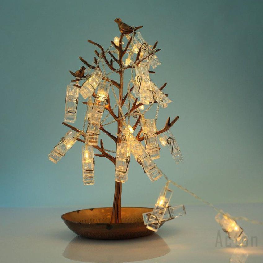 Dây đèn LED kẹp ảnh sáng tạo