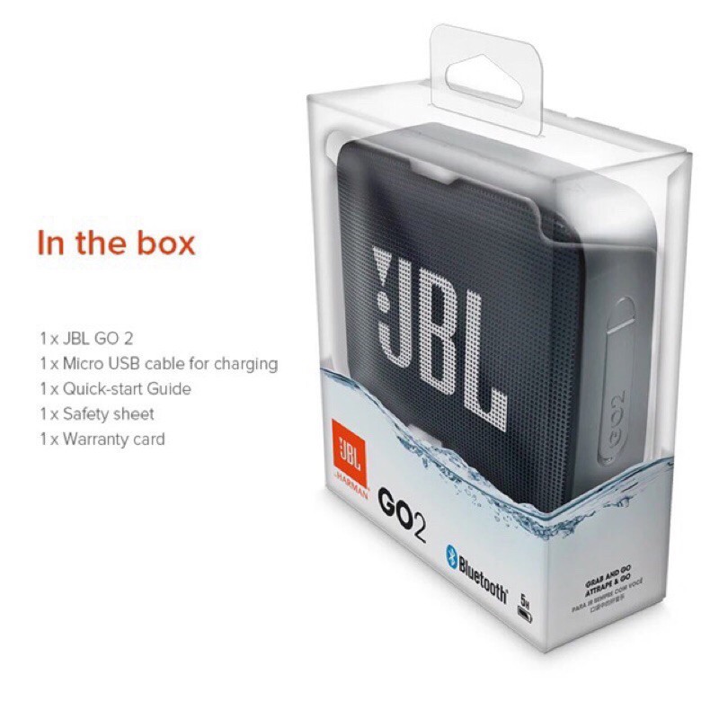 Sản phẩm loa JBL Go2 hàng chính hãng JBL- Phân phối tại thị trường Quốc Tế