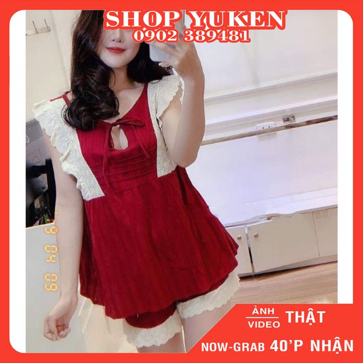 Bộ Ngủ Bánh Bèo Thô Công Chúa Hàng Bán Shop Siêu Kute