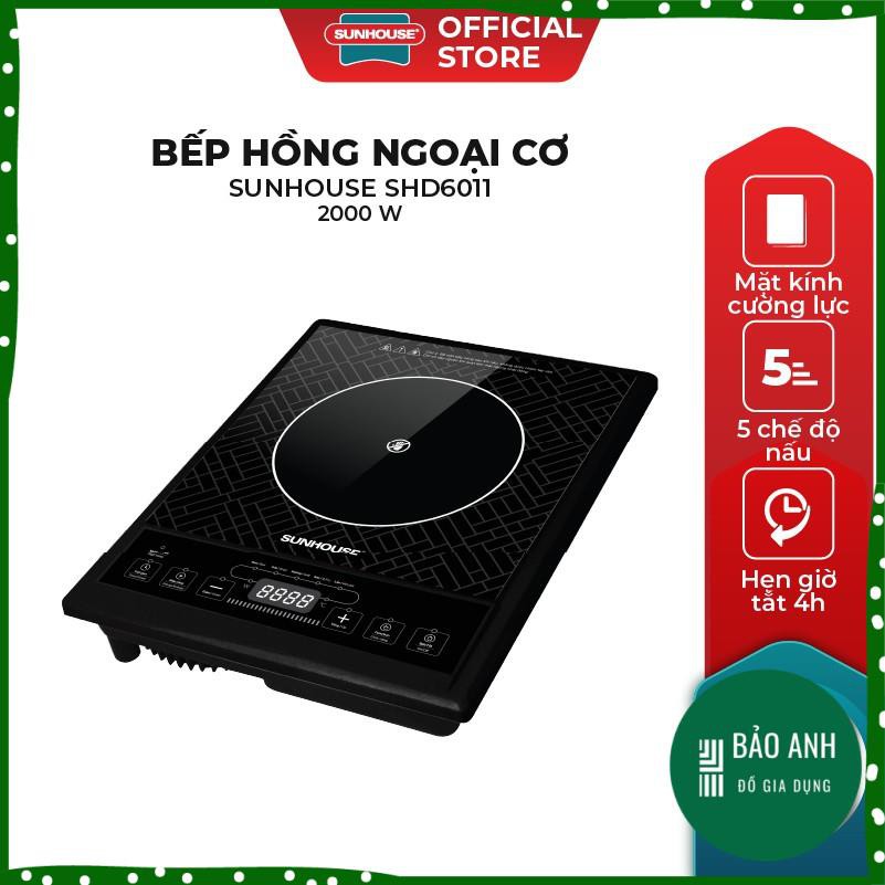 Bếp hồng ngoại cơ Sunhouse SHD6011, bếp hồng ngoại đơn Sunhouse SHD6011