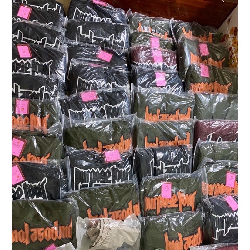 ÁO BOMBER 3 màu XANH- ĐEN - ĐỎ nót bông trần bên trong 😍😍😍