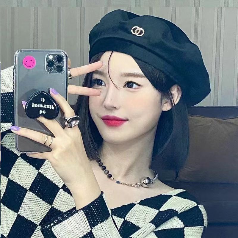 Mũ Nón Nồi Beret Chất Liệu Vải Nhung (SẴN)